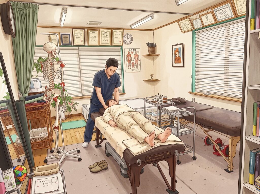 ギックリ腰・ギックリ背中の原因を整体で考える|背骨・骨盤・肩甲骨の関係
